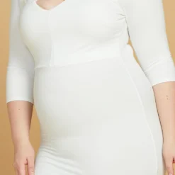 Plus Size Choker Neck Strappy Bodycon Dress -Femme Avid Sales Store 2005522 002 4