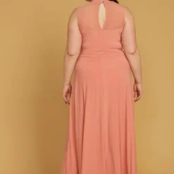 Plus Size Sleeveless Mesh Accent Romper With Cape Hem -Femme Avid Sales Store 2005537 186 2