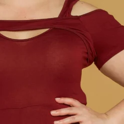 Asoph Plus Size Keyhole Front Slit Hem Maxi Dress -Femme Avid Sales Store 2005616 111 4