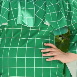 Asoph Plus Size Off Shoulder Grid Print Shift Dress -Femme Avid Sales Store 2007458 103 4