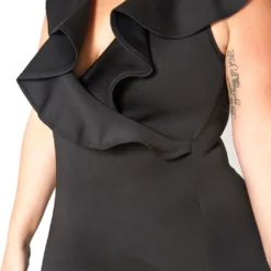 Asoph Plus Size Ruffle Overlay Special Occasion Mini Dress -Femme Avid Sales Store 2015121 001 3