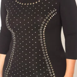 Asoph Plus Size Embellished Bodycon Mini Dress -Femme Avid Sales Store 2016127 001 4