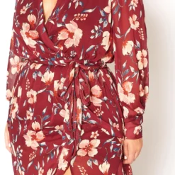 Asoph Plus Size Floral Print Chiffon Maxi Dress -Femme Avid Sales Store 2016233 111 5