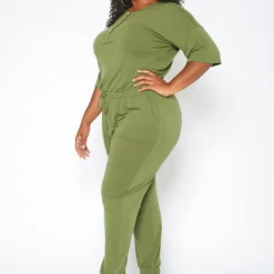 Asoph Plus Size Casual Button Hem Jumpsuit -Femme Avid Sales Store 2017029 125 1