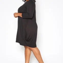 Asoph Plus Size Casual Long Sleeve Fit & Flare Mini Dress -Femme Avid Sales Store 2017062 001 2