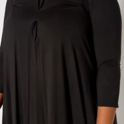 Asoph Plus Size Casual Long Sleeve Fit & Flare Mini Dress -Femme Avid Sales Store 2017062 001 4