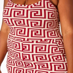 Asoph Plus Size Greek Key Print Cami Jumpsuit -Femme Avid Sales Store 2017900 283 4