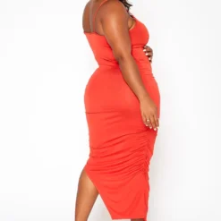 Asoph Plus Size Ruched Bodycon Maxi Dress -Femme Avid Sales Store 2018110 120 3