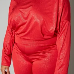 Plus Size Dolman Long Sleeve Romper -Femme Avid Sales Store 2018249 110 4