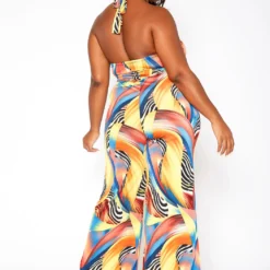 Asoph Plus Size Show Off Halter Neck Flare Jumpsuit -Femme Avid Sales Store 2018256 128 2