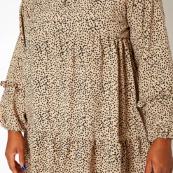 Asoph Plus Size Dotted Print Flare Mini Dress -Femme Avid Sales Store 2018555 190 3