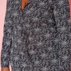 Plus Size Dainty Floral Collar Mini Dress -Femme Avid Sales Store 2018689 001 4