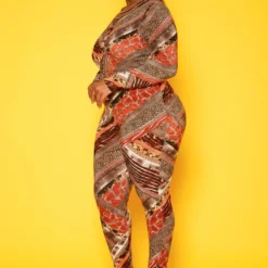 Plus Size Animal Print Bodycon Jumpsuit -Femme Avid Sales Store 2018778 106 1