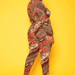 Plus Size Animal Print Bodycon Jumpsuit -Femme Avid Sales Store 2018778 106 2