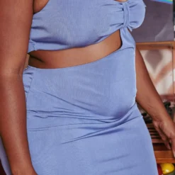 Plus Size Cut Out Front Cami Mini Dress -Femme Avid Sales Store 2019069 003 4