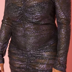 Plus Size Leopard Print Mesh Bodycon Dress -Femme Avid Sales Store 2019252 145 4