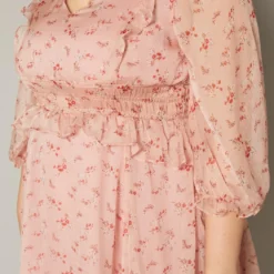 Plus Size Floral Print Flare Mini Dress -Femme Avid Sales Store 2019645 102 4