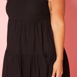 Plus Size Flounce Tiered Mini Dress -Femme Avid Sales Store 2019646 001 5