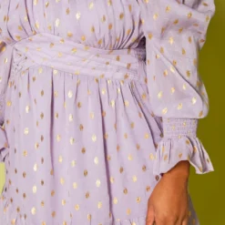 Plus Size Polka Dot Off Shoulder Mini Dress -Femme Avid Sales Store 2019775 001 4