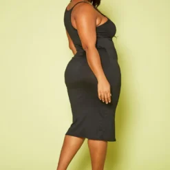 Plus Size Basic Slit Hem Cami Dress -Femme Avid Sales Store 2020030 001 3