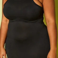 Plus Size Basic Slit Hem Cami Dress -Femme Avid Sales Store 2020030 001 4