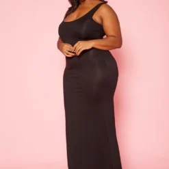 Plus Size Basic Bodycon Tank Maxi Dress -Femme Avid Sales Store 2020218 001 3