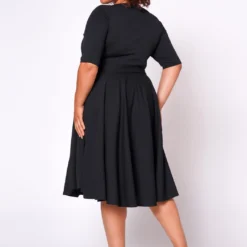 Plus Size Fit & Flare Mini Dress -Femme Avid Sales Store 2020462 004 4