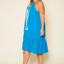 Plus Size Graphic Halter Top Tiered Dress -Femme Avid Sales Store 2020519 002 3