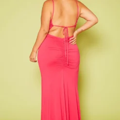 Plus Size Cami Tie-Up Maxi Dress -Femme Avid Sales Store 2020617 001 4