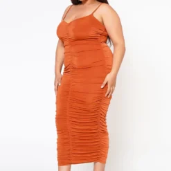 Plus Size Ruched Bodycon Cami Maxi Dress -Femme Avid Sales Store 2020650 002 2