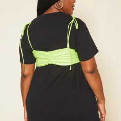 Plus Size No Strings Attached Mini Dress Set -Femme Avid Sales Store 2020683 001 10