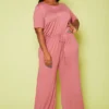 Plus Size Lounge Wide Leg Jumpsuit