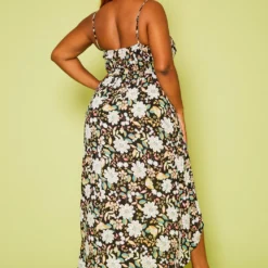 Plus Size Floral High-Low Tank Dress -Femme Avid Sales Store 2020787 001 5