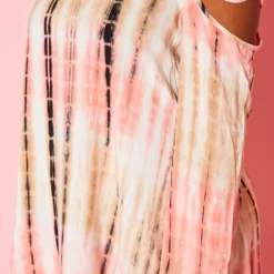 Plus Size Cold Shoulder Tie-Dye Mini Dress -Femme Avid Sales Store 2020824 001 6