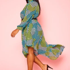 Plus Size Multi Striped Asymmetric Maxi Dress -Femme Avid Sales Store 2020934 001 3