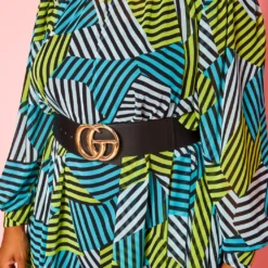 Plus Size Multi Striped Asymmetric Maxi Dress -Femme Avid Sales Store 2020934 001 5