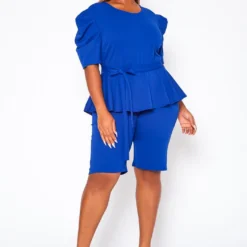 Plus Size Peplum Style Trendy Romper -Femme Avid Sales Store 2020953 004 1