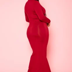 Plus Size Mermaid Flare Maxi Dress -Femme Avid Sales Store 2021068 002 4