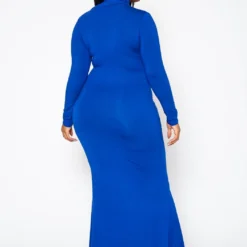 Plus Size Mermaid Flare Maxi Dress -Femme Avid Sales Store 2021068 004 5