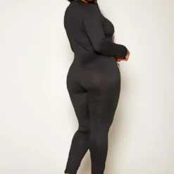 Plus Size Long Sleeve Bodycon Jumpsuit -Femme Avid Sales Store 2021251 001 4