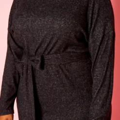 Plus Size Super Soft Turtleneck Ribbed Knit Midi Dress -Femme Avid Sales Store 2021270 001 4