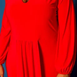 Plus Size Long Sleeve Mermaid Flare Gown -Femme Avid Sales Store 2021276 002 5