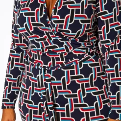 Plus Size Abstract Pattern Bodycon Midi Dress -Femme Avid Sales Store 2021293 001 4