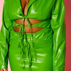 Plus Size Faux Leather Cut Out Bodycon Dress -Femme Avid Sales Store 2021363 001 6