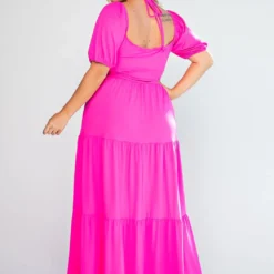 Plus Size Off Shoulder Fit & Flare Maxi Dress -Femme Avid Sales Store 2022517 002 4