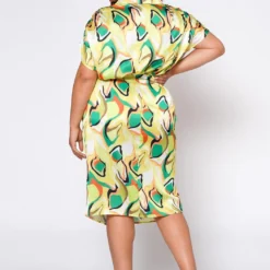 Plus Size Abstract Pattern Button Front Midi Dress -Femme Avid Sales Store 2022577 001 3