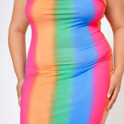 Plus Size Colorful Aura Cowl Neck Maxi Dress -Femme Avid Sales Store 2022596 001 5