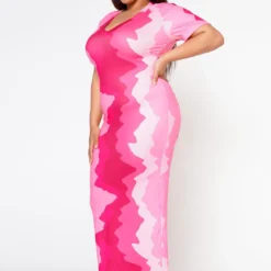 Plus Size Pretty In Pink Casual Maxi Dress -Femme Avid Sales Store 2022597 001 2
