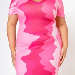 Plus Size Pretty In Pink Casual Maxi Dress -Femme Avid Sales Store 2022597 001 4