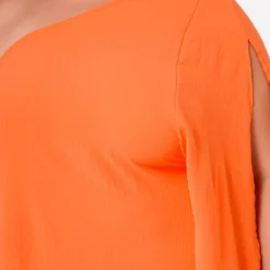 Plus Size One Shoulder Maxi Flare Dress -Femme Avid Sales Store 2022644 002 5